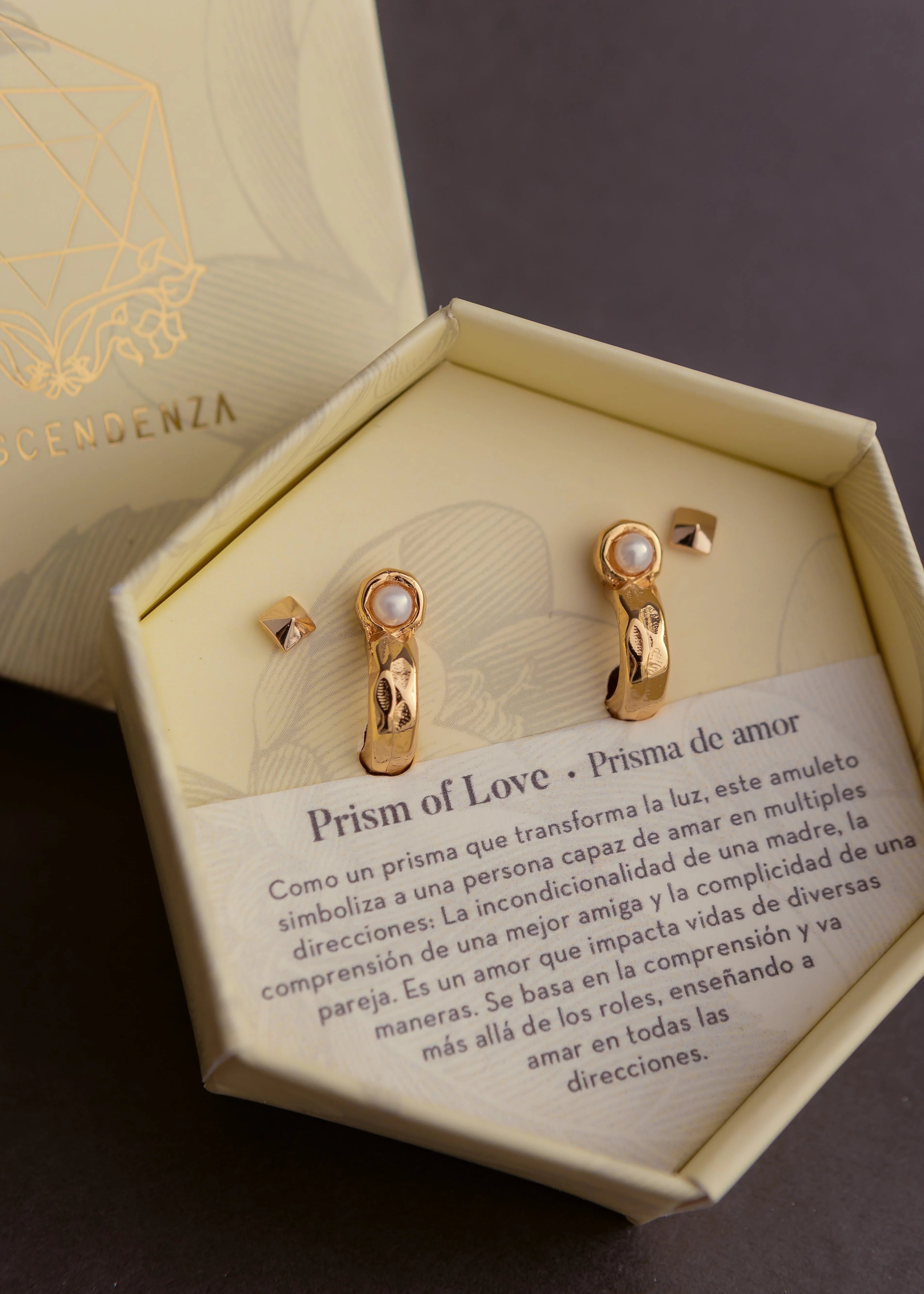 Set de 2 Aretes Prisma
